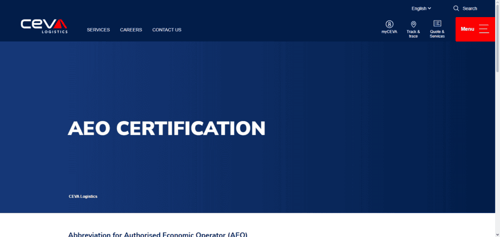 CEVA Logistics AEO