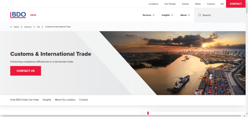 BDO Customs Advisory