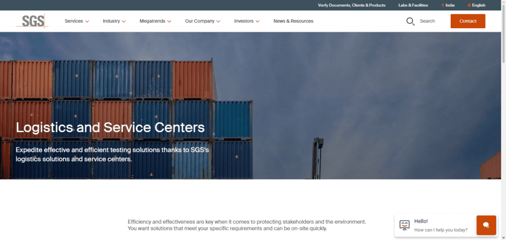 SGS Healthcare Logistics