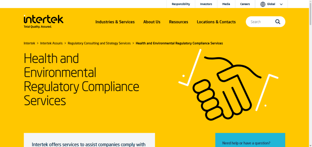 Intertek Healthcare Compliance