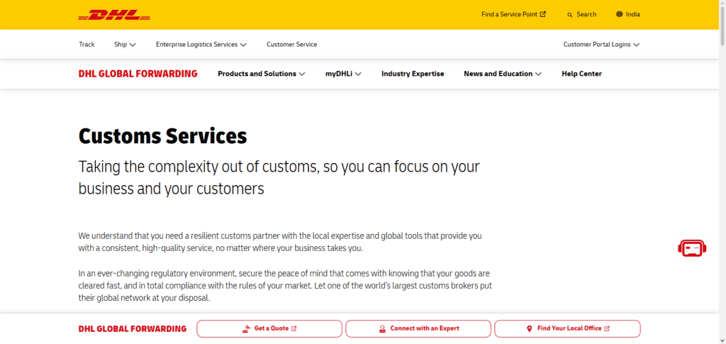 DHL Customs Solutions